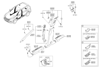 85835A1100NBC-TRIM ASSY-CTR PILLAR LWR LH
