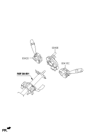 934102H101-SWITCH ASSY-LIGHTING & T/SIG