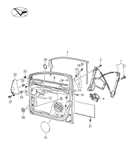 5M0837461-Window regulator without m