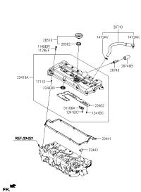 2244126100-GASKET-ROCKER COVER