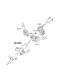 934101M530-SWITCH ASSY-LIGHTING & T/SIG