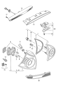 L1KD945093B-Tail lamp & back-up lamp