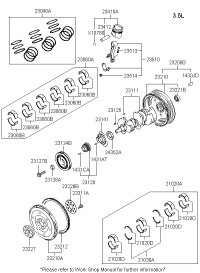 2102039500-BRG SET-CRANKSHAFT