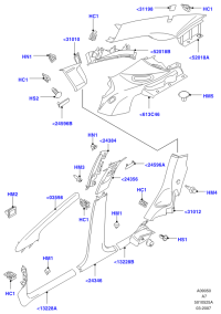 W709700S300-FASTNER-EXPANDING REAR PANEL