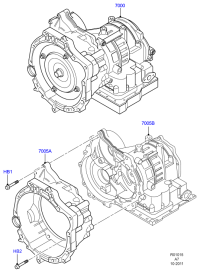 5M5P7000AB-Transmission assy-auto/swap parts (new for old)