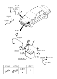 918603L010-WIRING ASSY-BATTERY (-)