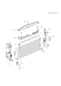 13379026-Spacer, radiator