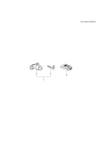 13598538-Transmitter assy-keyless entry & immobilizer