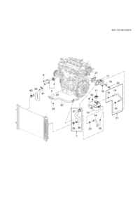 90805578-Hose, radiator inlet (incl 36-38)