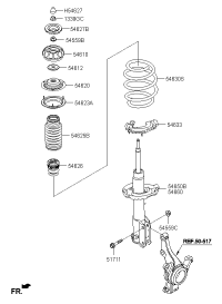 54660F9000-STRUT ASSY-FR,RH