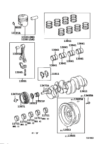 1101150010-WASHER SET, CRANKSHAFT THRUST
