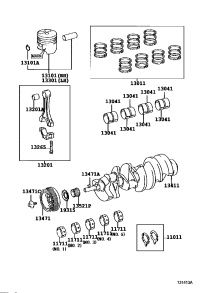 117015003105-BEARING, CRANKSHAFT