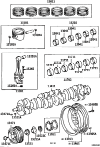 1170466030-BEARING SET, CRANKSHAFT