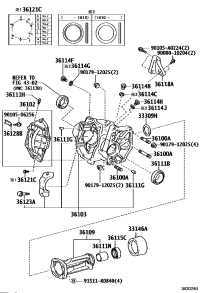 3610248030-Cover sub-assy, transfer case