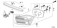 33500TM0H12-TAILLIGHT ASSY., R