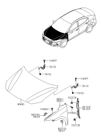 66311F2000-Panel-fender, lh