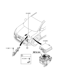 91875F8010-WIRING ASSY- EXTENSION