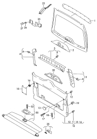 7L6867515H9B9-Protector-rr window glass