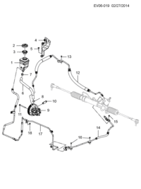 9049387-Hose, p/s inlet