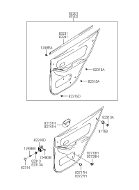 817582C000-GROMMET-T/GATE TRIM PNL MTG
