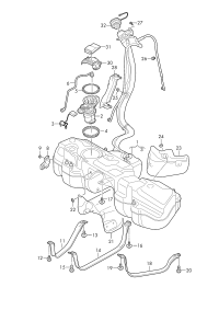 8K0906651C-Cont unit, for fuel tank leak diagnosis