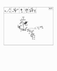 2711401608-HOSE,BY PASS RADIATOR-C(W204)