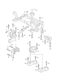 5N0199555-MOUNTING-GEARBOX/E38/740