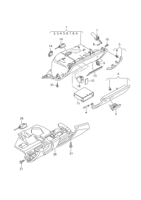4H1857096E-Glove box assy
