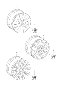 4H0601025AP-Wheel rim: