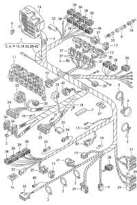 8D0906102B-Socket-boot attachment flat contact
