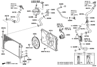 16264F2240-HOSE, WATER BY-PASS, NO.3