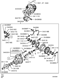 MB393471-BRG,FR DIFF DRV PINI