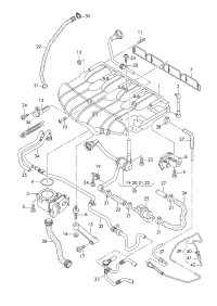 06F133201P-Pipe assy-switch air intake