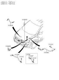 918004T010-WIRING ASSY-ROOF