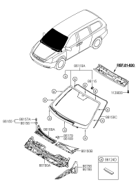 861504D000-COVER ASSY-COWL TOP LH