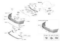 86610Q3030-COVER-RR BUMPER