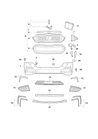 5DD853651B-GRILLE, RADIATOR