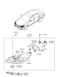 921013M260-LAMP ASSY-HEAD,LH