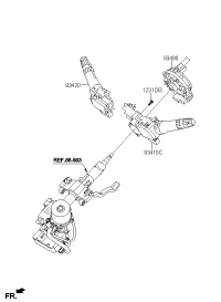 934903R311-CONTACT ASSY-CLOCK SPRING
