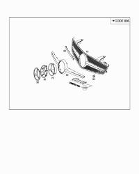 2318880260-GRILLE RADIATOR