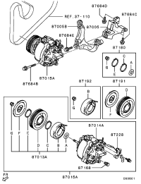 7813A218-BRACKET,AC COMPRESSOR