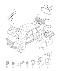 7L6845227E-PUSH BUTTON ASSY-T/LID INR