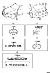 5314150050-EMBLEM, RADIATOR GRILLE (OR FRONT PANEL)