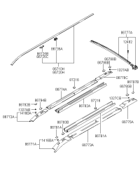 86782H1030-RAIL-ROOF SIDE INR,RH