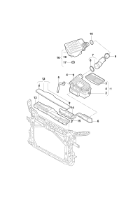 5QD129620C-Air cleaner: