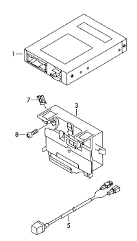 5N0907441A-Contler unit, parking camera