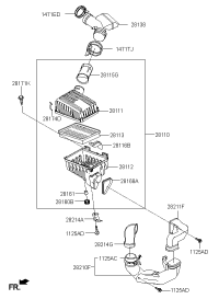 2813808000-HOSE-AIR INTAKE