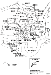 8538128240-NOZZLE SUB-ASSY, WASHER