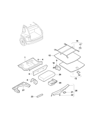 5NG863717-Carpet, trunk lid