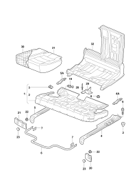 5ND885861-Guide assy-front seat: